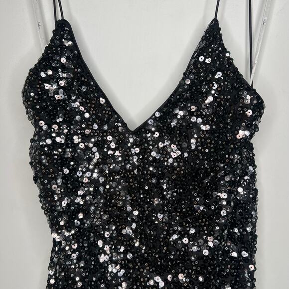 Lulu's Sequin Backless Mini Party Dress Size Small - Picture 5 of 11